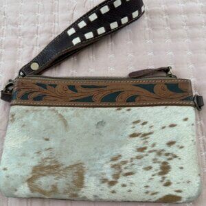 Myra Wristlet / Crossbody Hairon Style